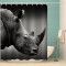 Rideau de douche Rhinocéros couleur 120x180 cm - miniature variant 1