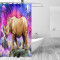 Rideau de douche Rhinocéros multicolore 150x180 cm - miniature variant 1