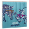 Rideau de douche Rhinocéros bleu cartoon zebra plastic - miniature variant 3