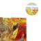 Rideau de douche Rhinocéros multicolore 150x180 cm - miniature variant 4