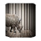 Rideau de douche Rhinocéros 180x180 cm - miniature