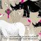 Rideau de douche Rhinocéros multi-couleur - miniature variant 2