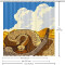 Rideau de douche Serpent multicolore 152.4x182.9 cm - miniature variant 5