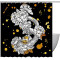Rideau de douche Serpent multicolore 152.4x182.9 cm - miniature