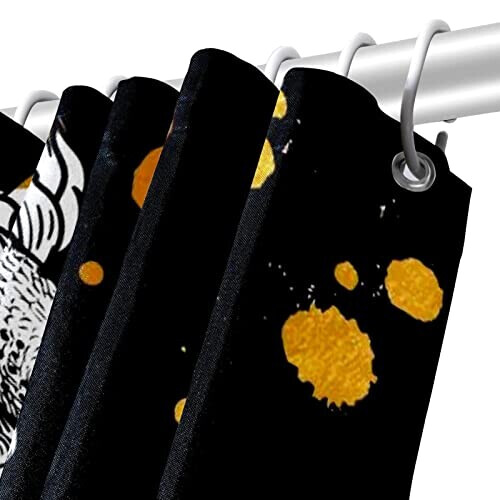 Rideau de douche Serpent multicolore 152.4x182.9 cm variant 3 
