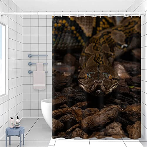 Rideau de douche Serpent animaux 120x180 cm variant 0 