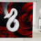 Rideau de douche Serpent rose 120x200 cm - miniature