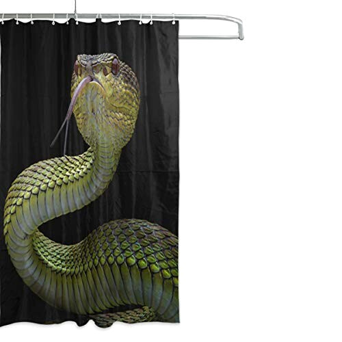 Rideau de douche Serpent multicolore 180x180 cm variant 0 