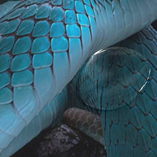 Rideau de douche Serpent multicolore 180x180 cm variant 2 