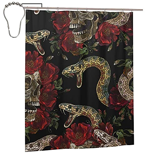 Rideau de douche Serpent 152x183 cm