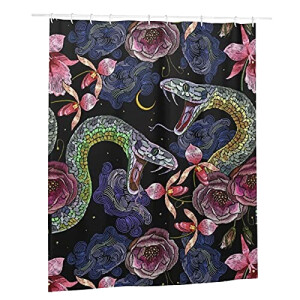 Rideau de douche Serpent as picture 152x183 cm