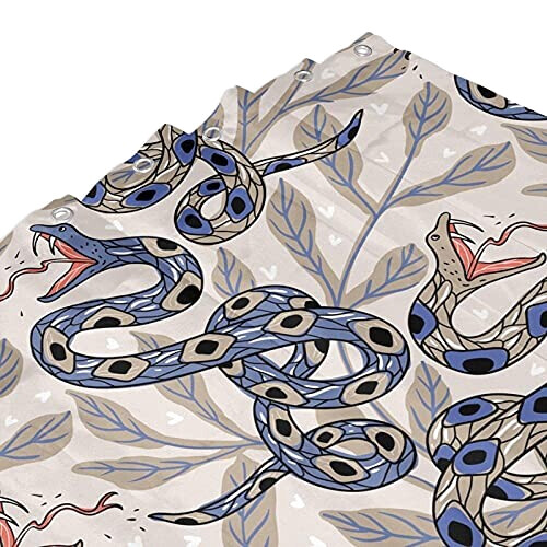 Rideau de douche Serpent 152x183 cm variant 3 
