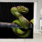 Rideau de douche Serpent multicolore - miniature