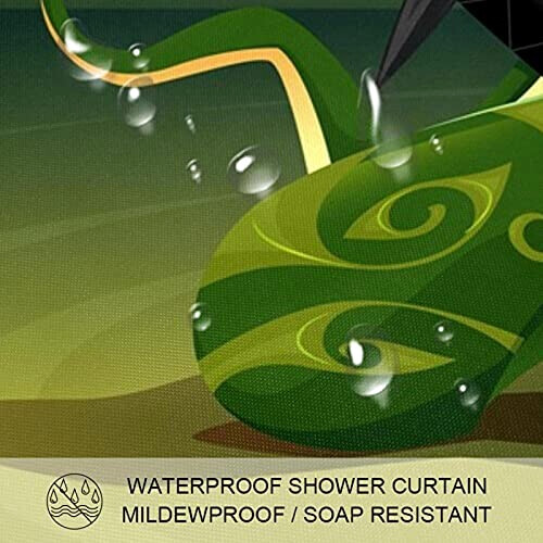 Rideau de douche Serpent multicolore variant 1 