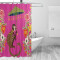 Rideau de douche Singe multicolore 182.9x183 cm - miniature variant 1