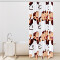 Rideau de douche Singe multicolore 152.4x182.9 cm - miniature variant 1