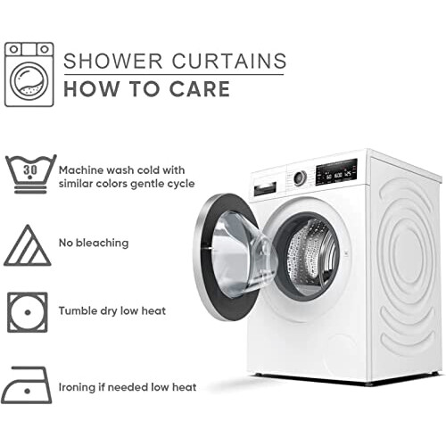 Rideau de douche Taureau blanc x200 cm variant 5 