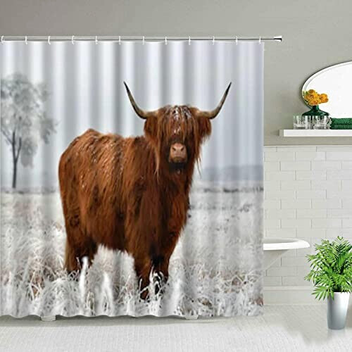 Rideau de douche Taureau 200x240 cm