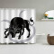 Rideau de douche Taureau 150x180 cm - miniature