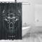 Rideau de douche Taureau multicolore 150x180 cm - miniature variant 1