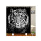 Rideau de douche Tigre noir 90x180 cm - miniature