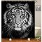 Rideau de douche Tigre noir 90x180 cm - miniature variant 1