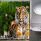 Rideau de douche Tigre couleur 180x180 cm - miniature variant 1
