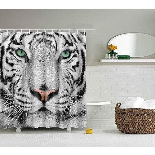 Rideau de douche Tigre 180x180 cm
