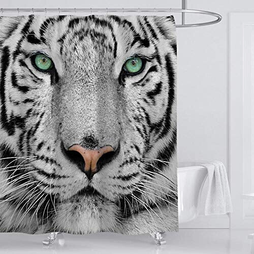 Rideau de douche Tigre 90x180 cm