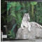 Rideau de douche Tigre beige vert pâle gris 175x200 cm - miniature variant 3