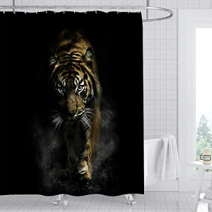 Rideau de douche Tigre 80x180 cm