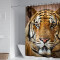 Rideau de douche Tigre brun 150x200 cm - miniature