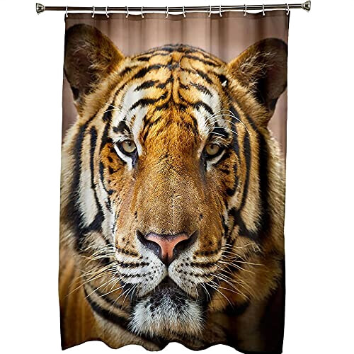 Rideau de douche Tigre brun 150x200 cm variant 4 