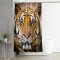 Rideau de douche Tigre brun 150x200 cm - miniature variant 1