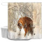 Rideau de douche Tigre brun 90x180 cm - miniature