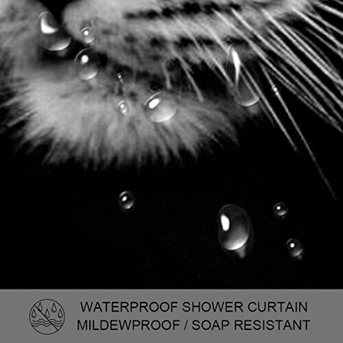 Rideau de douche Tigre multi-couleur variant 1 
