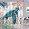 Rideau de douche Tortue de mer 180x180 cm - miniature