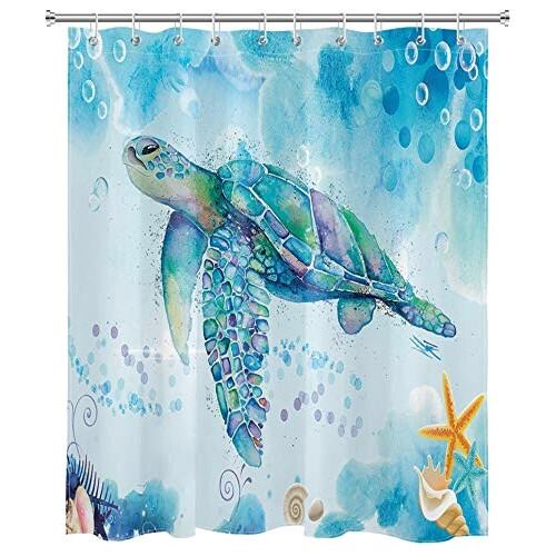 Rideau de douche Tortue multi 150x180 cm variant 0 