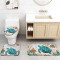 Rideau de douche Tortue bleu - miniature variant 2