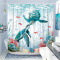 Rideau de douche Tortue de mer 80x180 cm - miniature variant 1