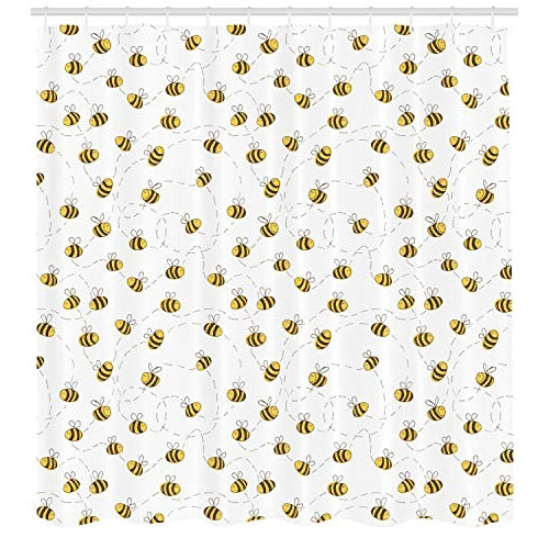 Rideau de douche Abeille marron 175x240 cm variant 0 