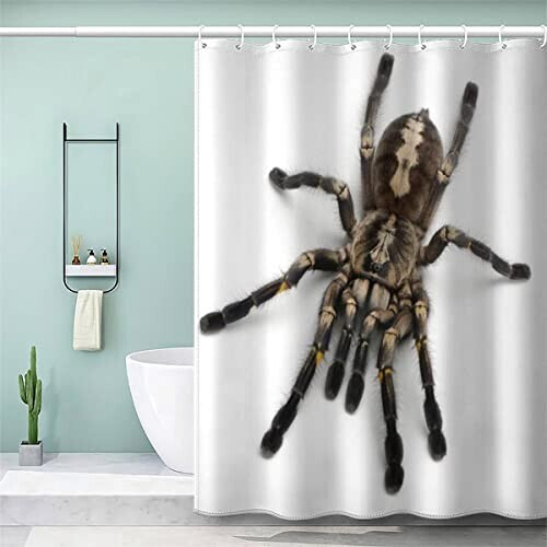 Rideau de douche Araignée couleur 180x180 cm