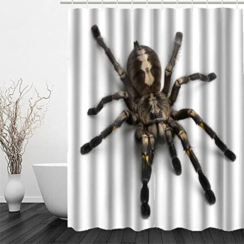 Rideau de douche Araignée couleur 120x180 cm variant 0 
