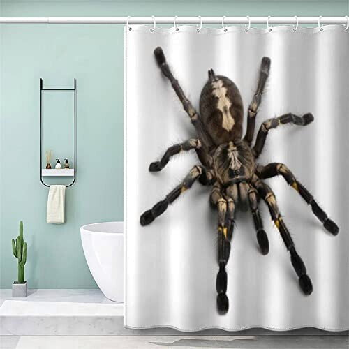 Rideau de douche Araignée couleur 120x180 cm variant 1 