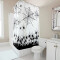 Rideau de douche Araignée blanc 91x180 cm - miniature