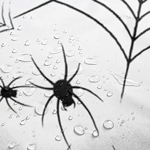 Rideau de douche Araignée blanc 91x180 cm variant 1 