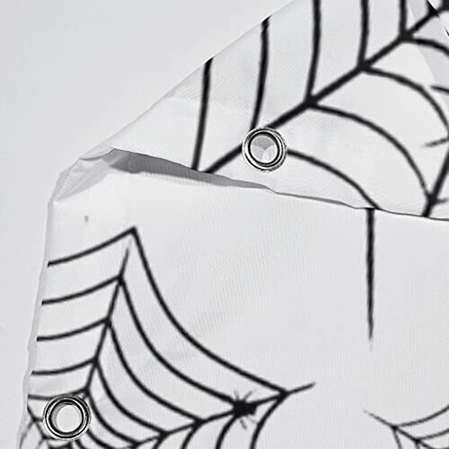 Rideau de douche Araignée blanc 91x180 cm variant 2 