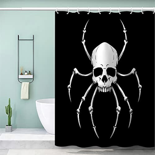 Rideau de douche Araignée couleur 180x200 cm