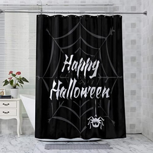 Rideau de douche Araignée halloween - 120x200 cm