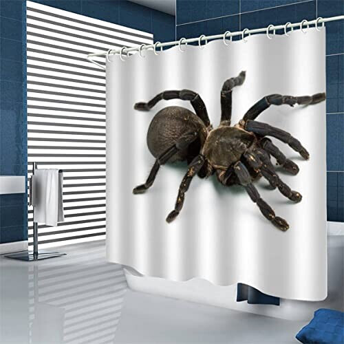Rideau de douche Araignée couleur 90x180 cm variant 2 